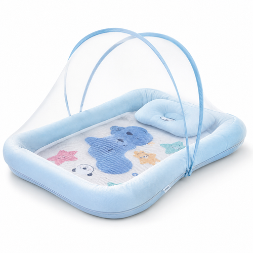 Cuna Portátil 3 en 1 para Bebé con Mosquitera