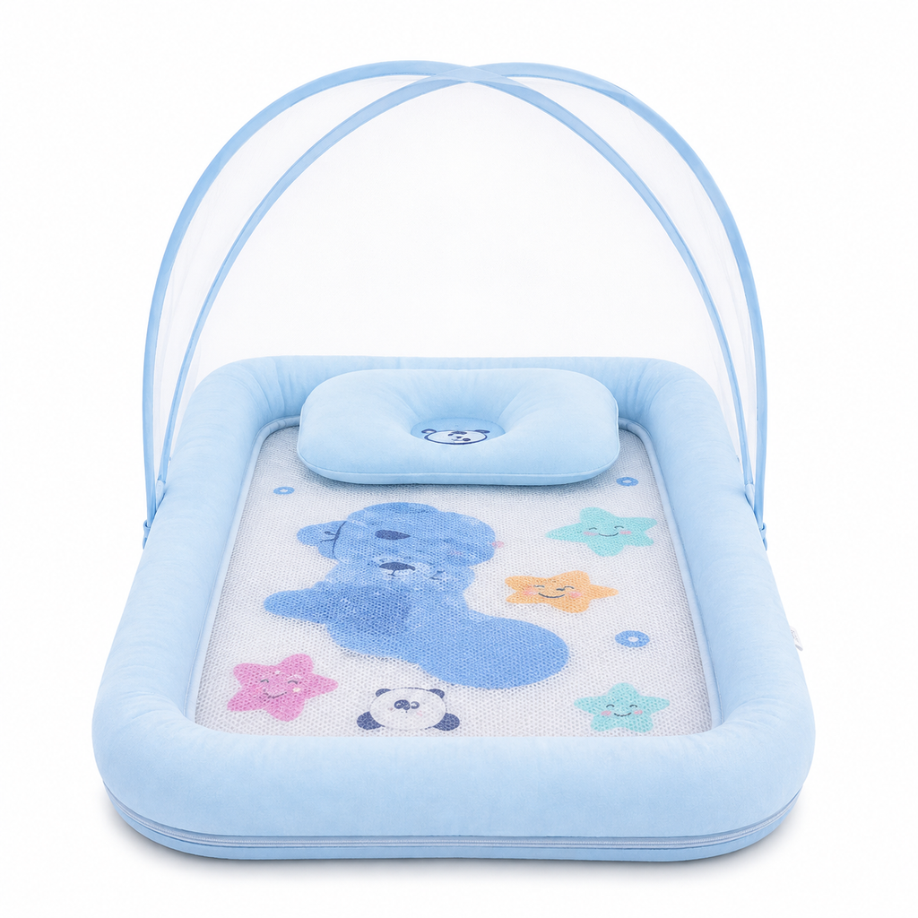 Cuna Portátil 3 en 1 para Bebé con Mosquitera