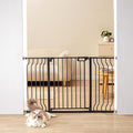 Barrera de seguridad para bebés y mascotas, 74,9cm-129,5cm de ancho extra, 76,2cm de alto, para escaleras