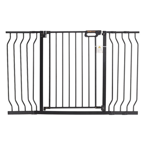 Barrera de seguridad para bebés y mascotas, 74,9cm-129,5cm de ancho extra, 76,2cm de alto, para escaleras