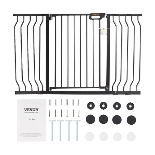 Barrera de seguridad para bebés y mascotas, 74,9cm-129,5cm de ancho extra, 76,2cm de alto, para escaleras